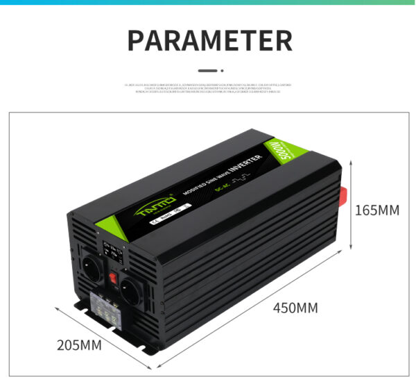 5000w Modified Sine Wave Power Inverter: DC to AC single phase high frequency off gird solar power 5000w modified sine wave inverter